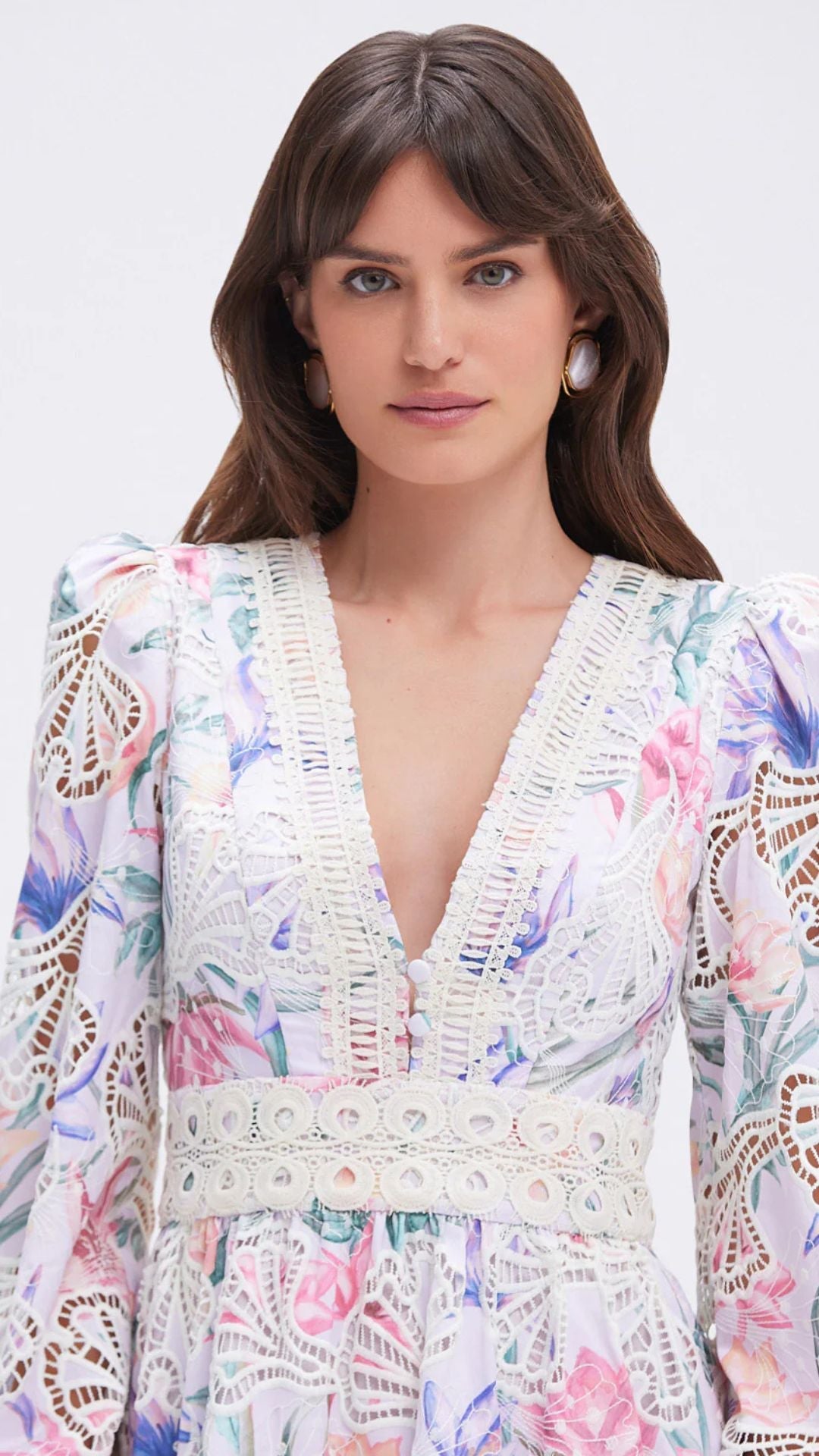 Amaryllis Embroidered Mini Dress