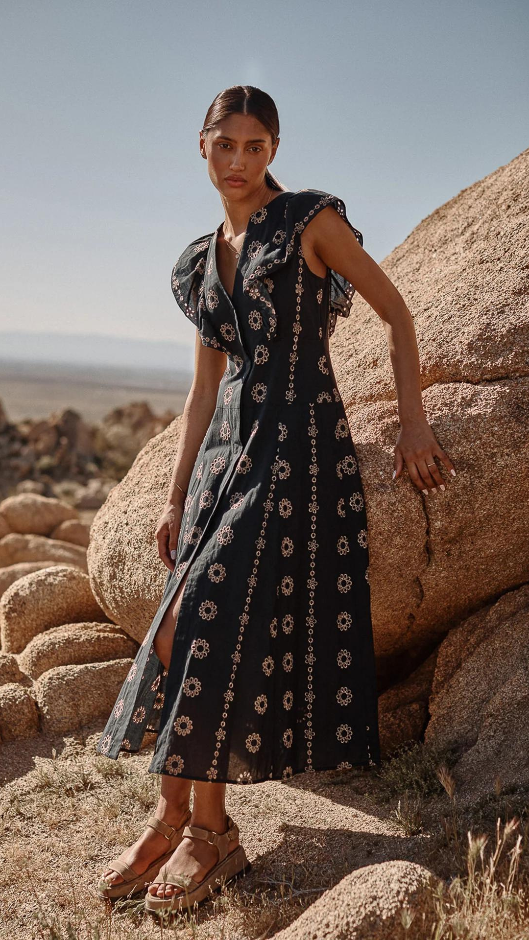 Aurora Eyelet Dress
