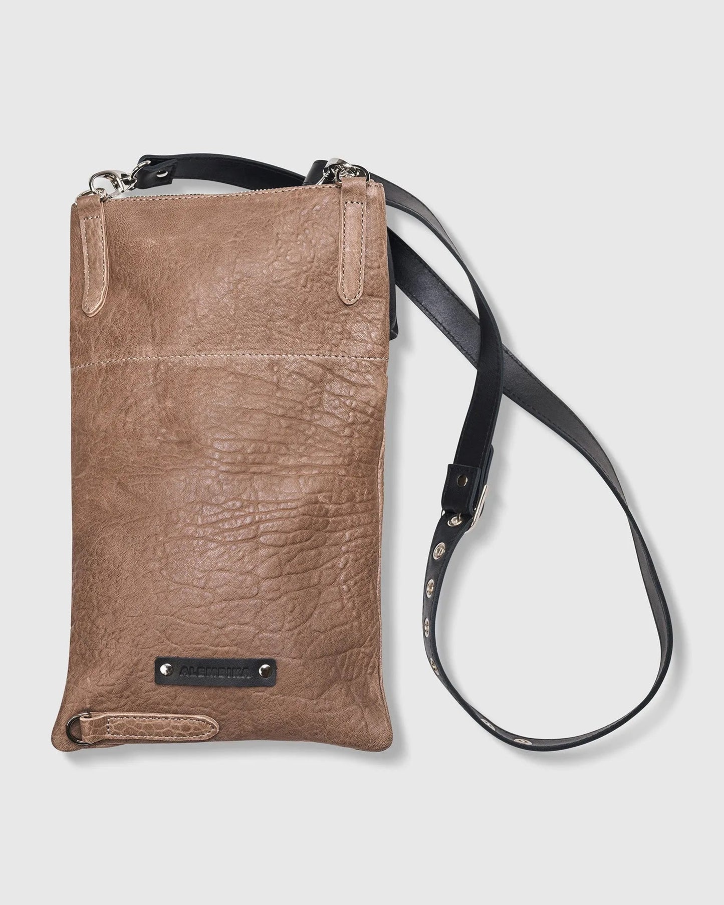 Flat Stash Pouch Bag, Wood