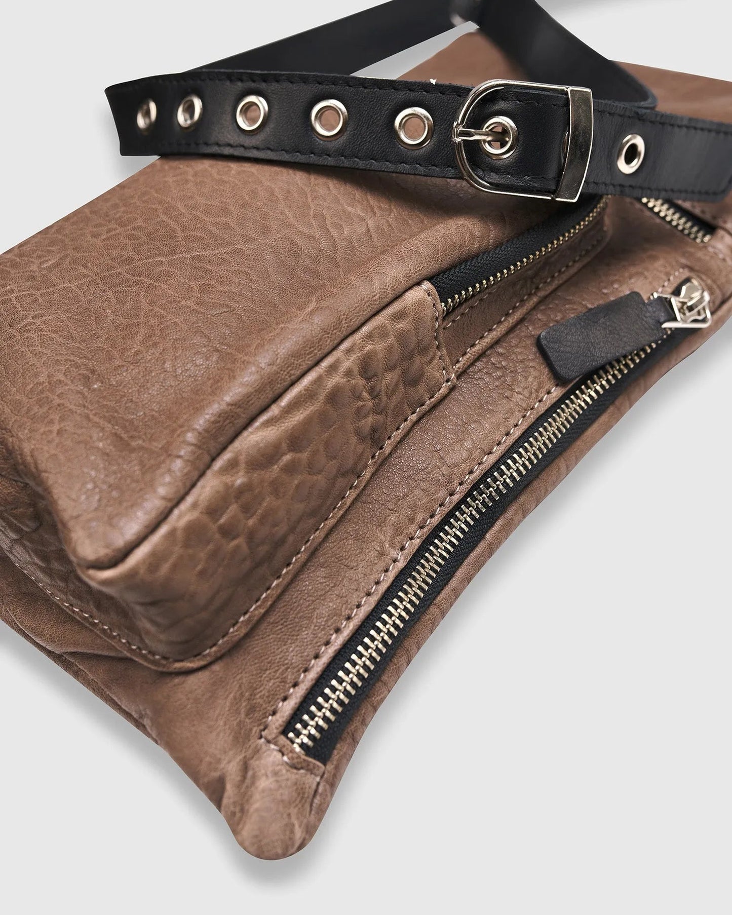 Flat Stash Pouch Bag, Wood