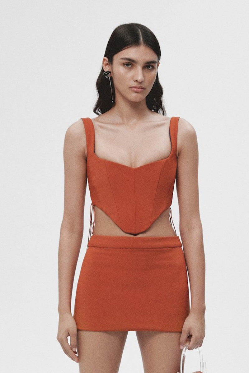 TECHNICAL FABRIC MINI SKIRT