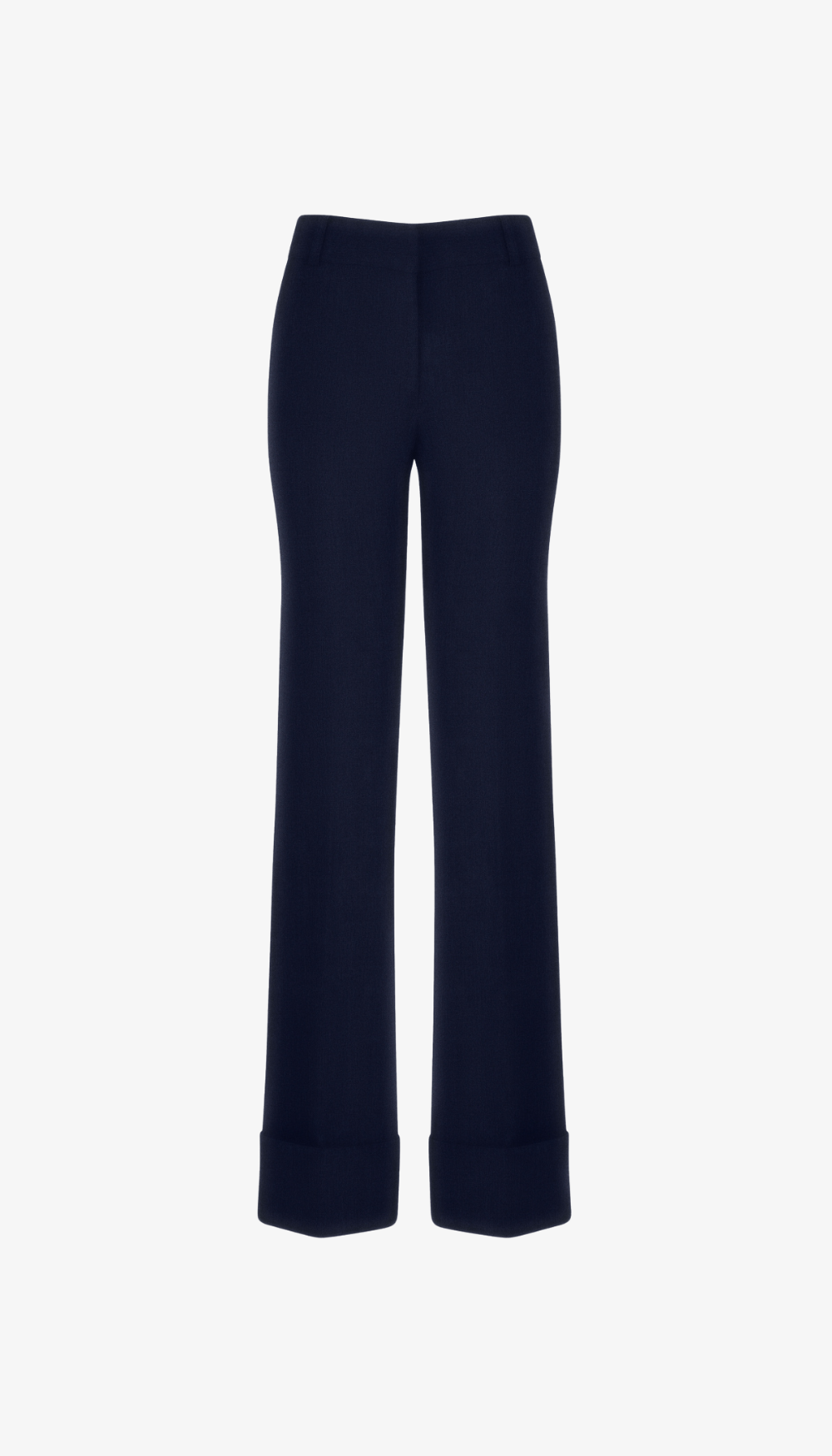 Wide Leg Cuffed Trouser