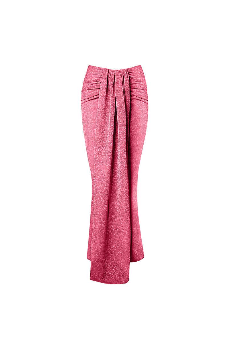 LITTLE MERMAID MAXI SKIRT IN PINK