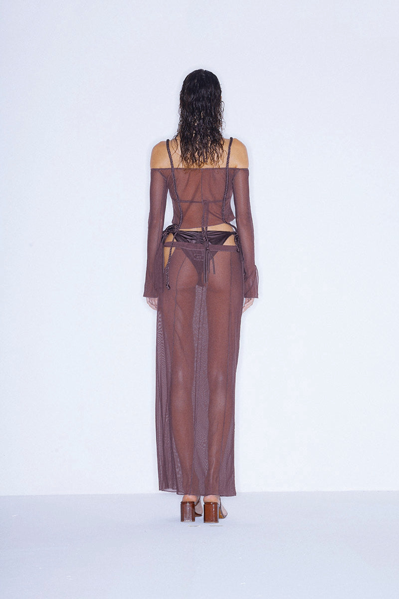 MESH SET SKIRT