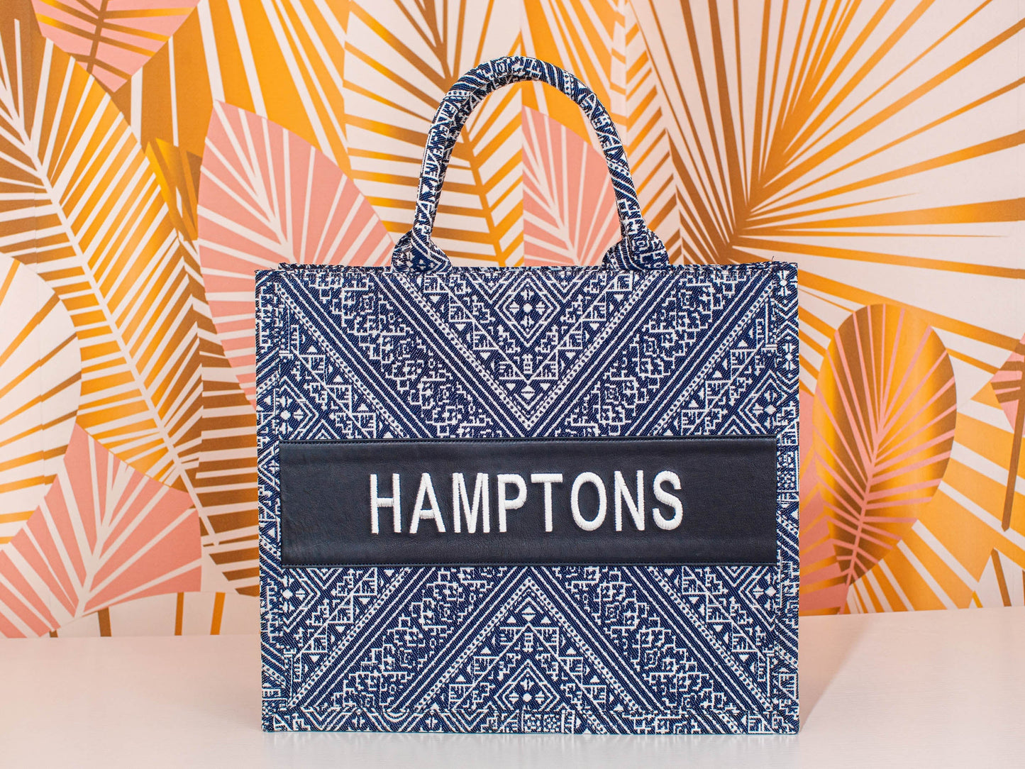 Large Tote CD Hamptons