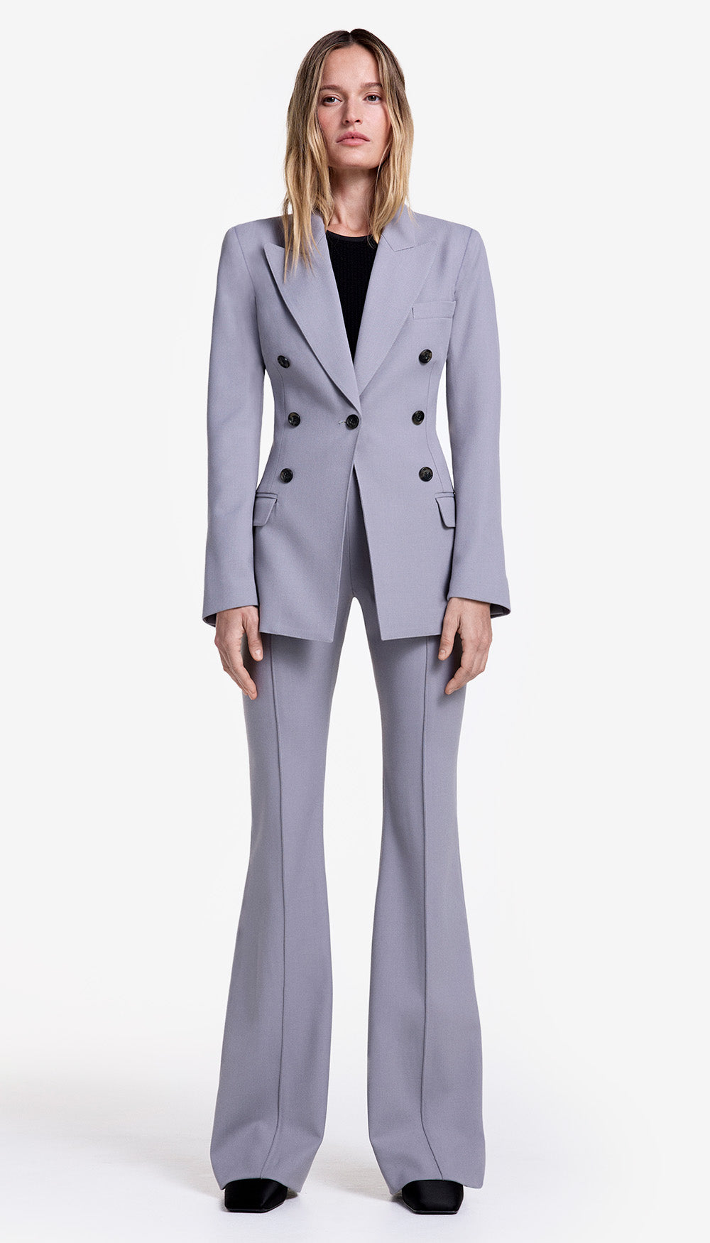 Pintuck Flare Pant