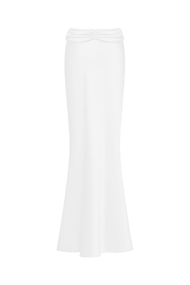 PRINCESS MAXI SKIRT IN OFF WHITE