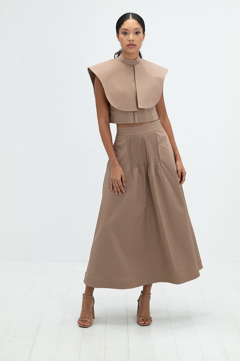 PURA SKIRT IN CAMEL