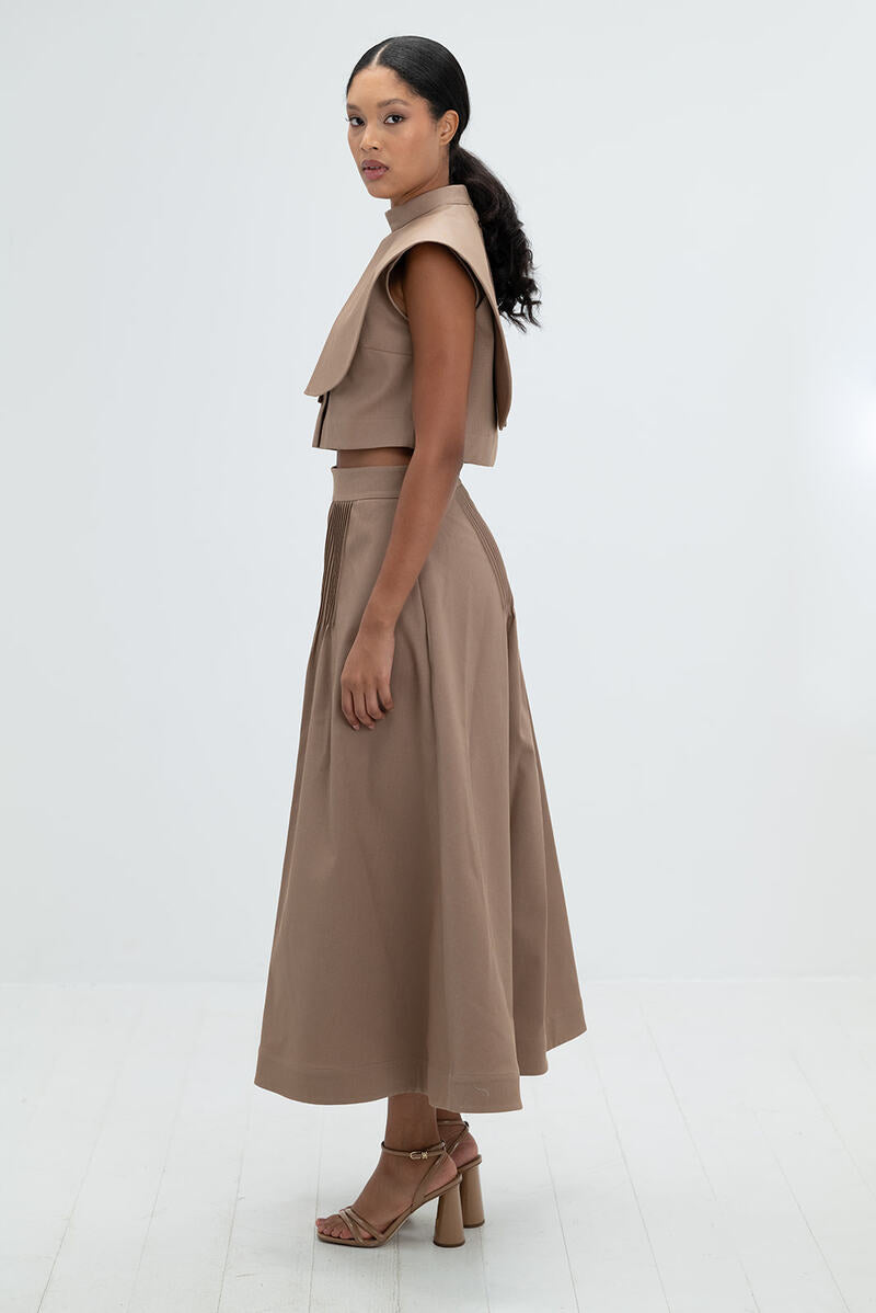 PURA SKIRT IN CAMEL