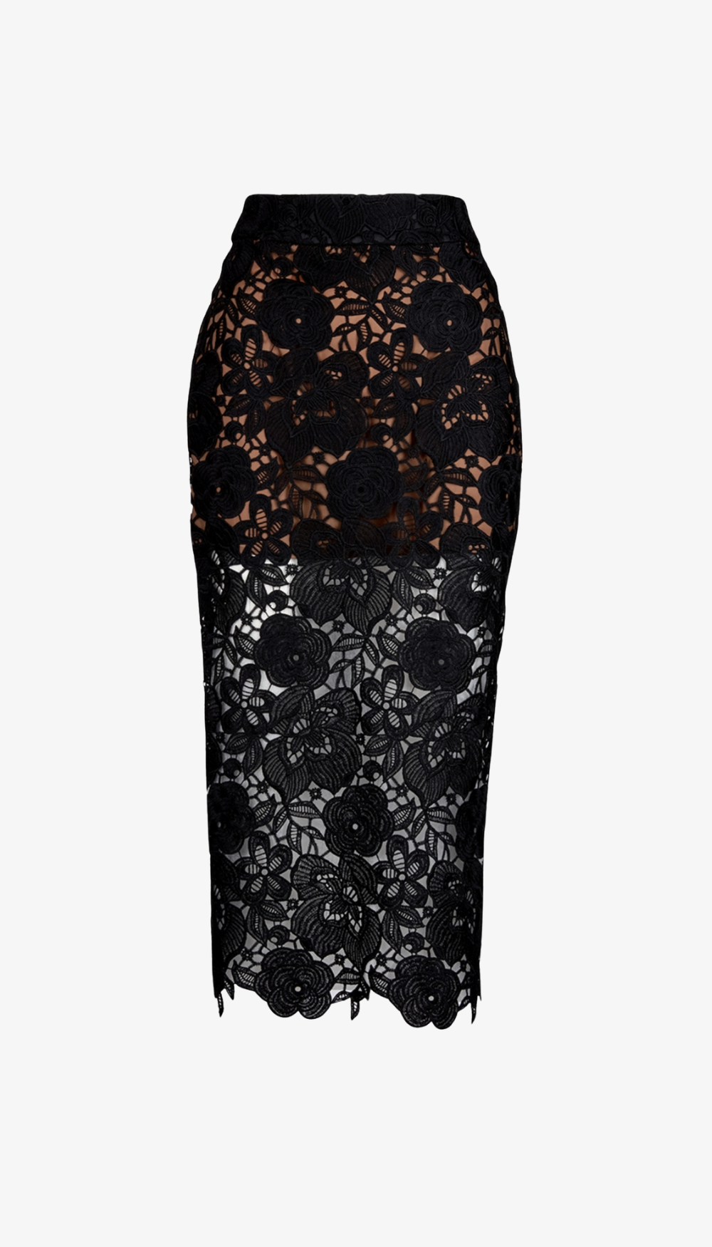Lace Pencil Skirt