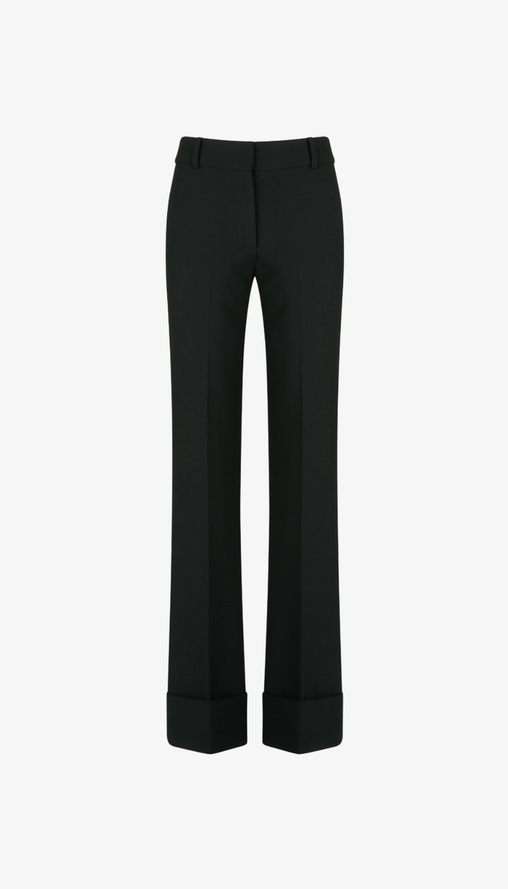Wide Leg Cuffed Trouser