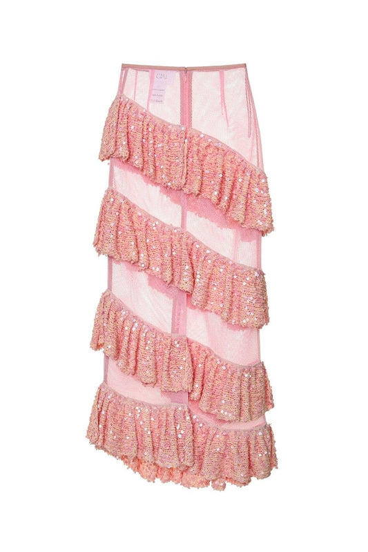 SALUE MAXI SKIRT IN PINK