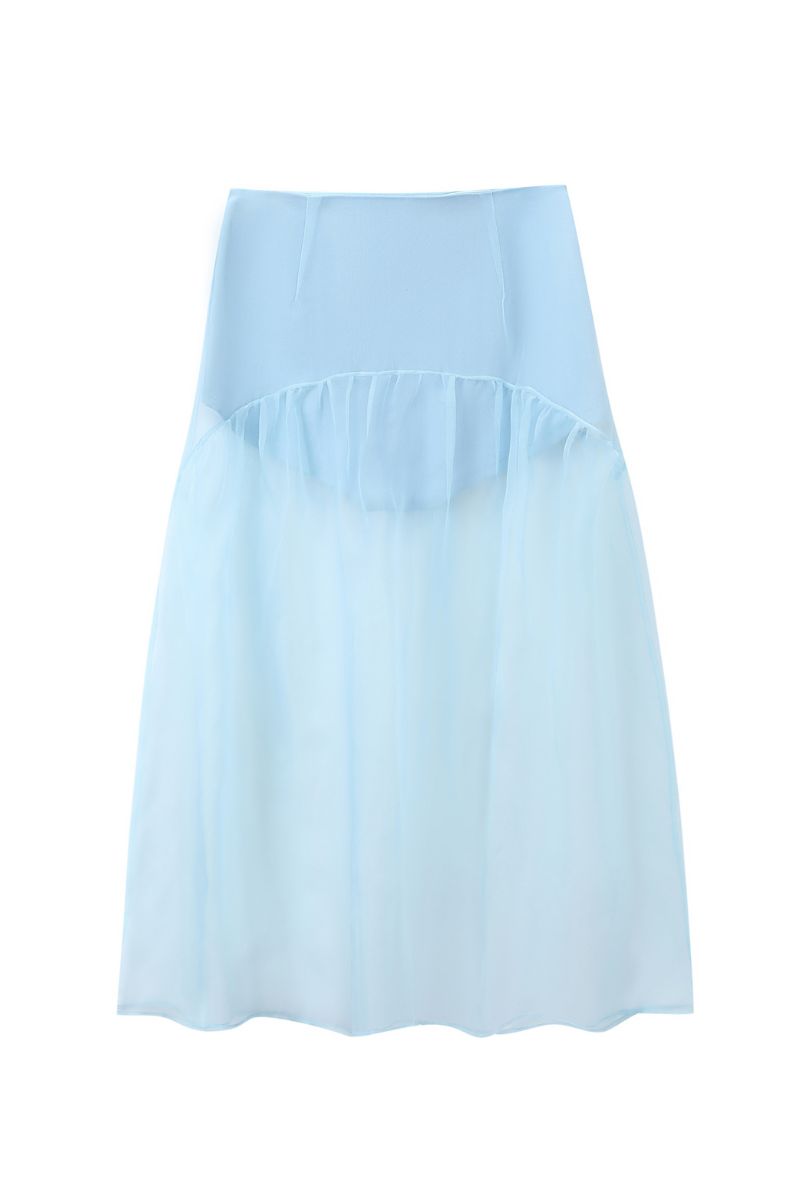 LOIS SKIRT IN PASTEL BLUE