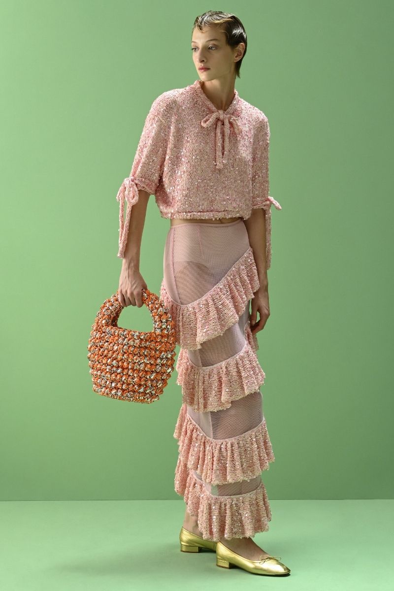 SALUE MAXI SKIRT IN PINK