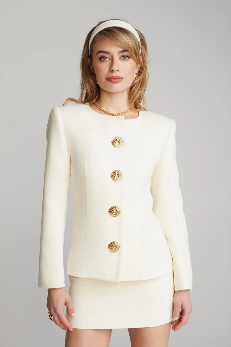 LISETTE WHITE MINI SKIRT