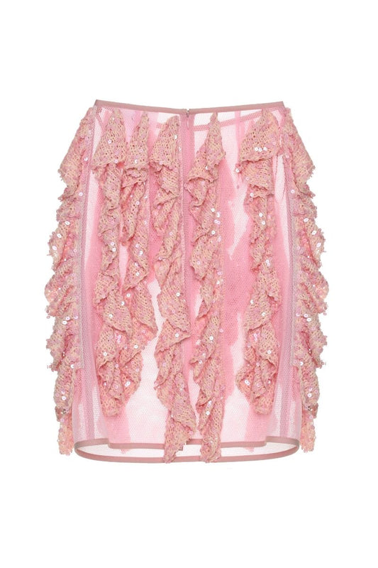 SALUE MINI SKIRT IN PINK
