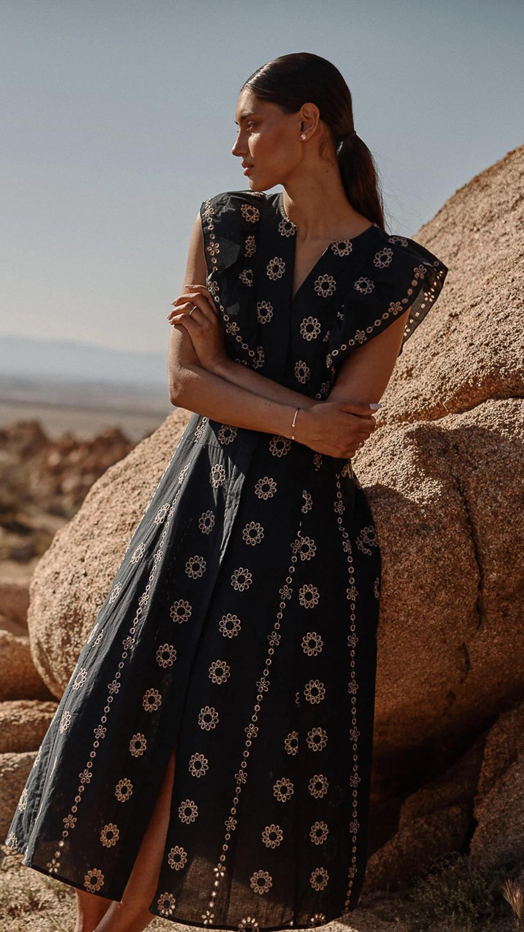 Aurora Eyelet Dress