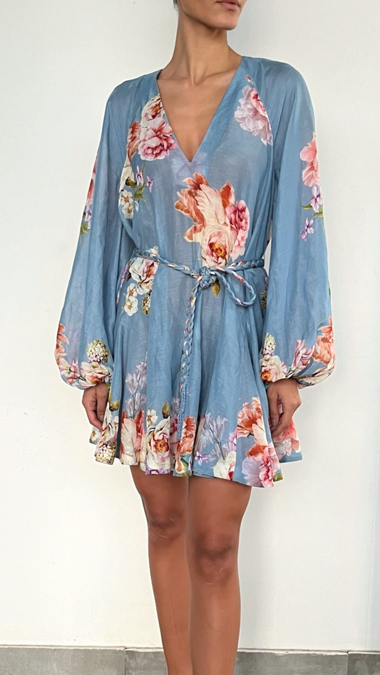Short Dress W/ Braided Belt