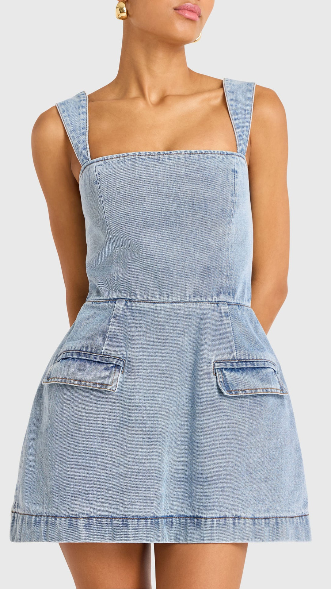 Bethany Denim Romper