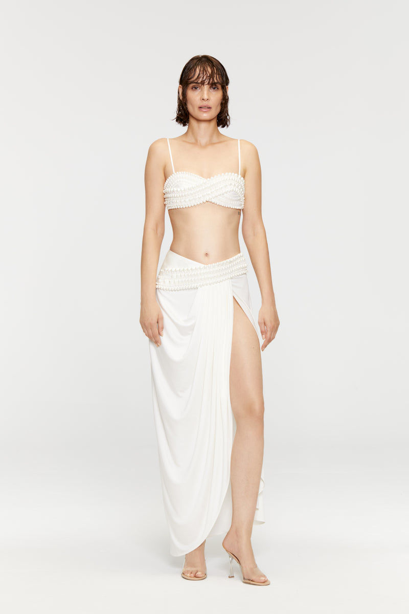 ETERNITY PEARL MAXI SKIRT
