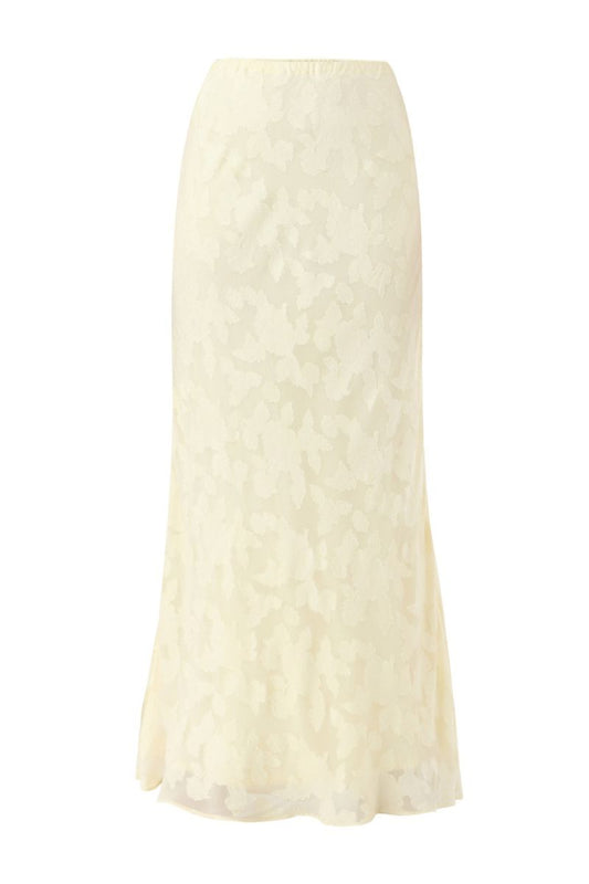 EVORA SKIRT IN PALE YELLOW