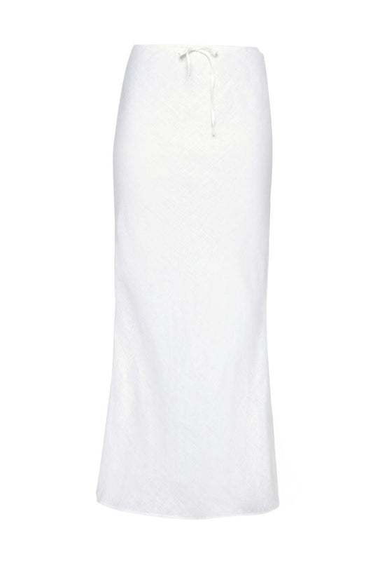 PIERRE SKIRT IN WHITE