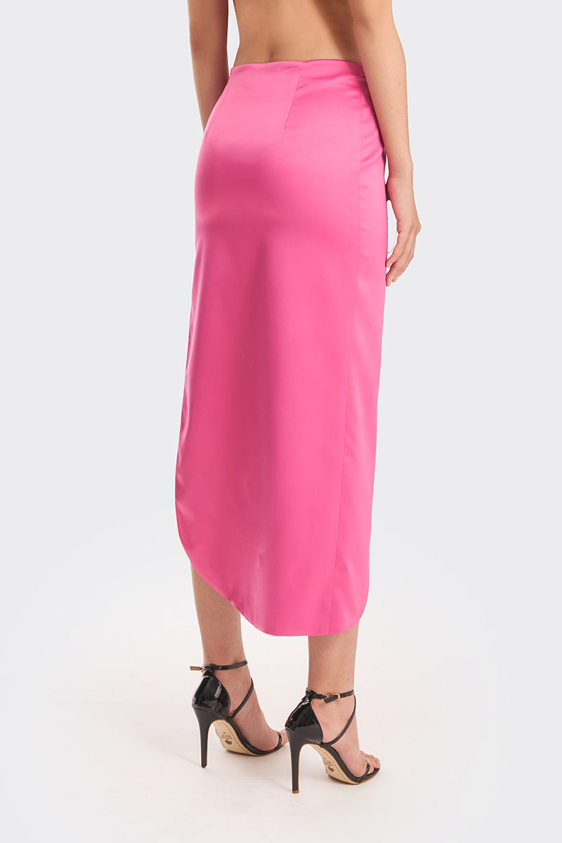 3 CARATS HOT PINK MAXI SKIRT