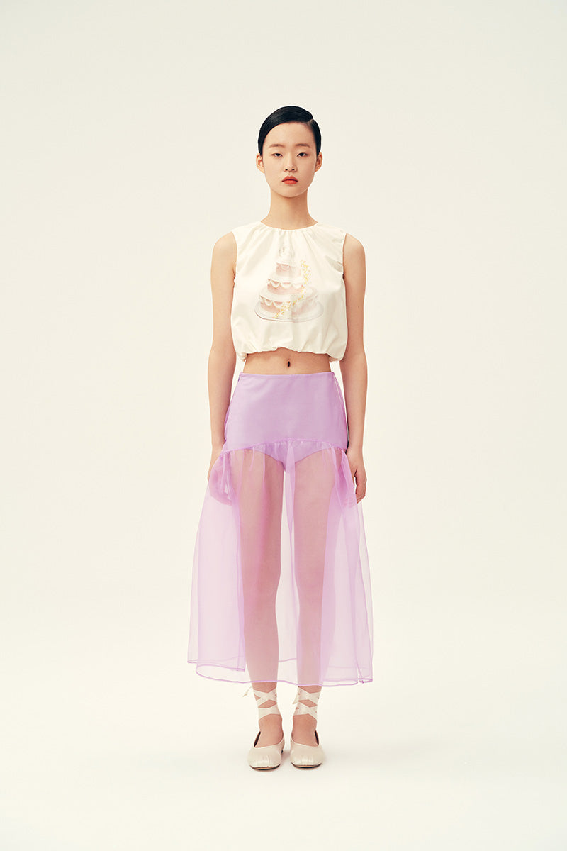 LOIS SKIRT IN LILAC
