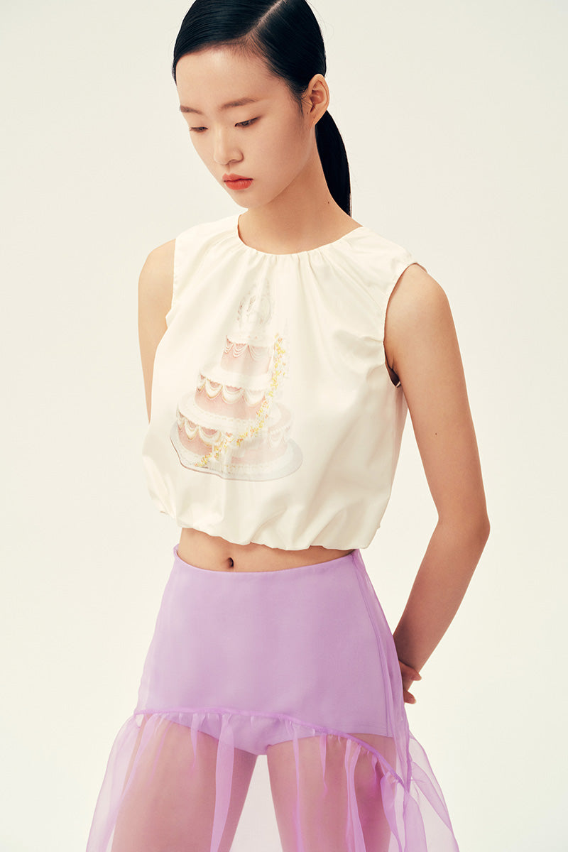 LOIS SKIRT IN LILAC