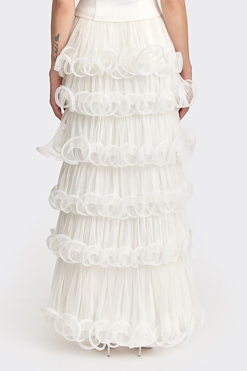 MS. TUTU MAXI SKIRT IN OFF WHITE