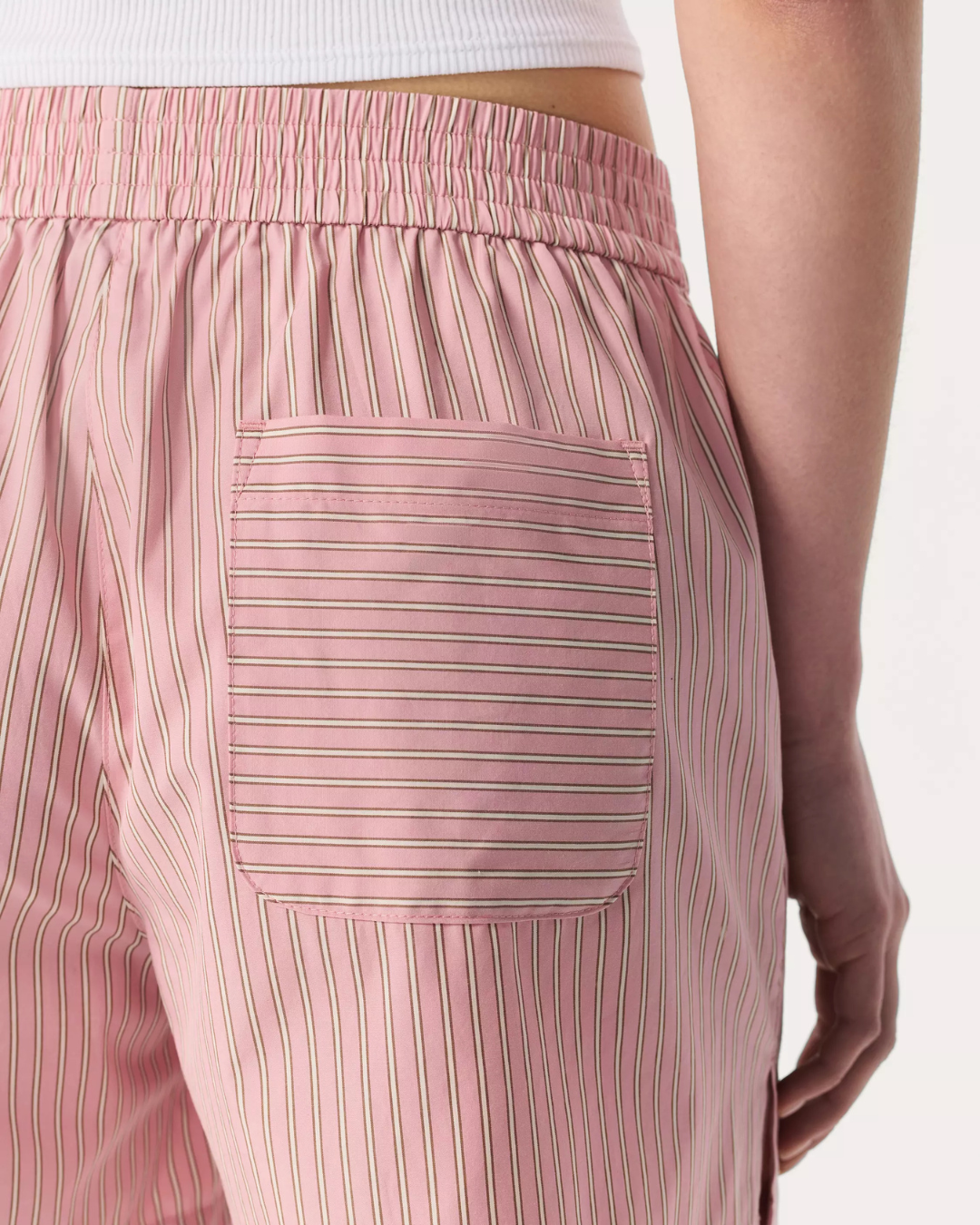 EMMA STRIPE POPLIN SHORT