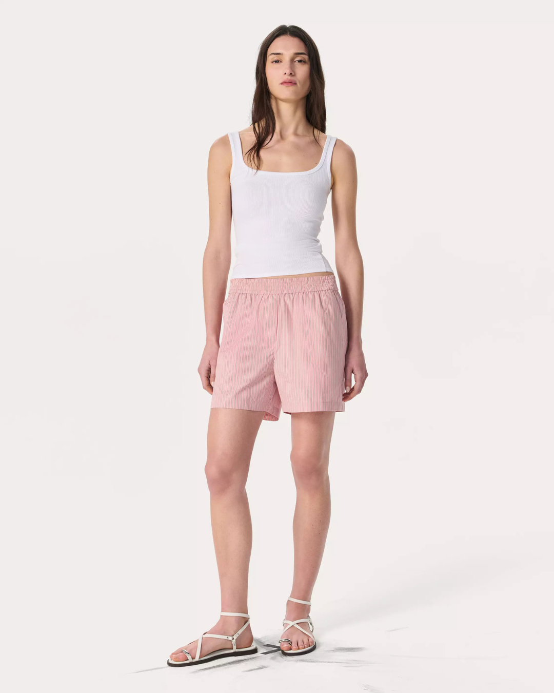 EMMA STRIPE POPLIN SHORT