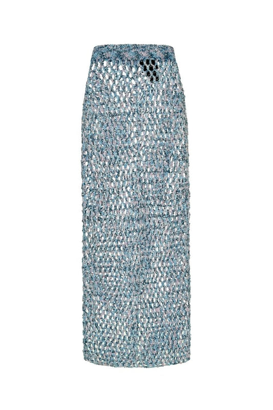 SIRENA MAXI SKIRT IN BLUE