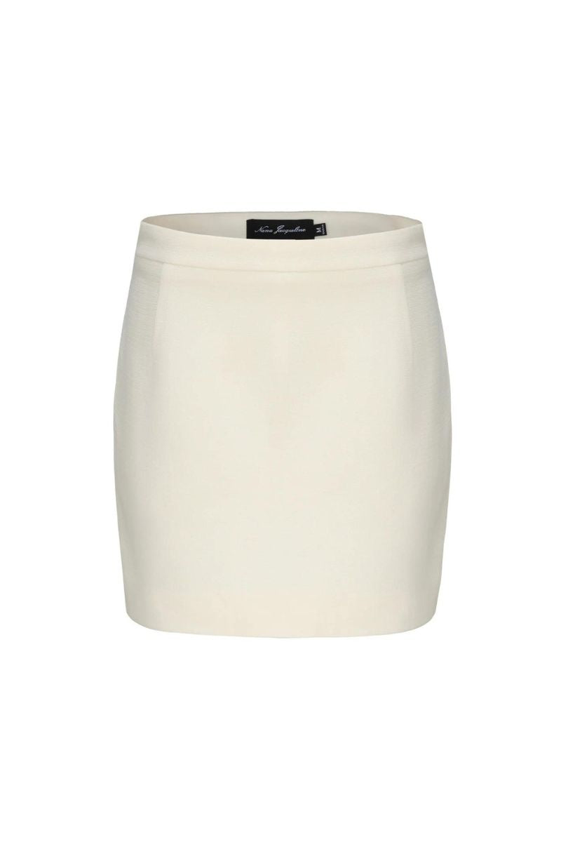 LISETTE WHITE MINI SKIRT