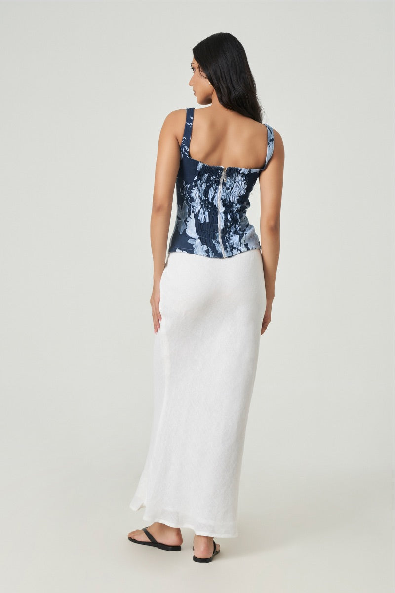 PIERRE SKIRT IN WHITE