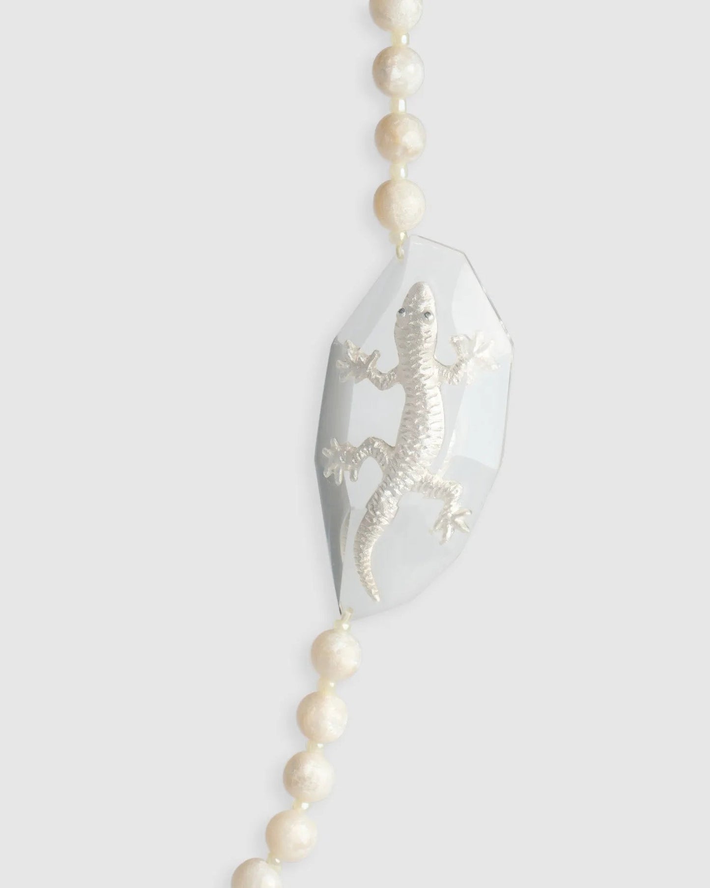 Lucky Bead Necklace, Frost