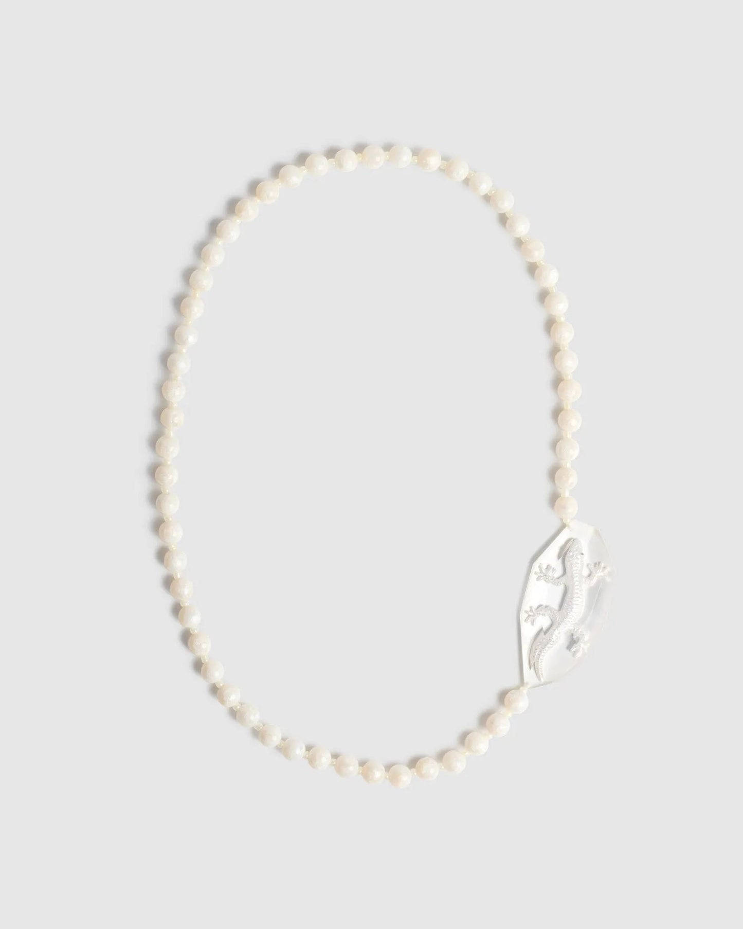 Lucky Bead Necklace, Frost
