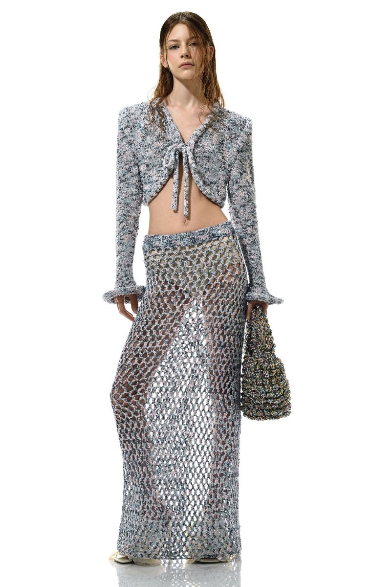 SIRENA MAXI SKIRT IN BLUE