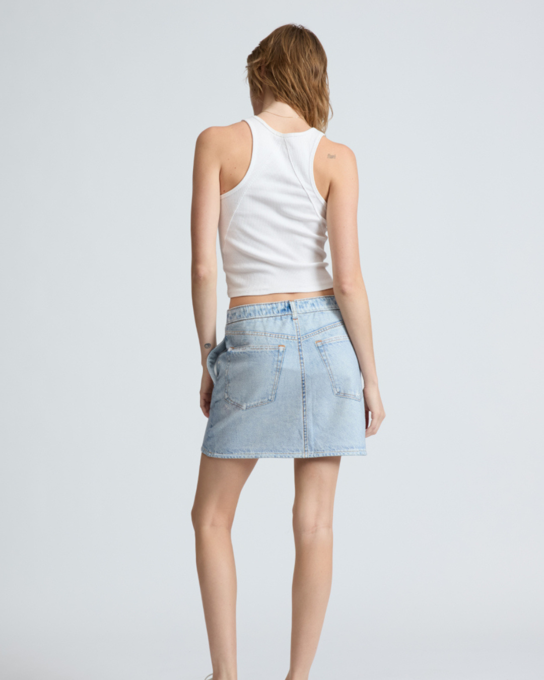MIRAMAR TERRY MINI SKIRT