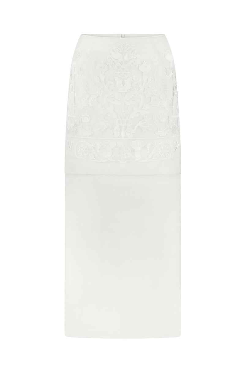 NAKED PLAKHTA MIDI SKIRT