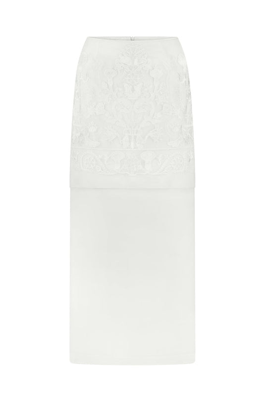 NAKED PLAKHTA MIDI SKIRT