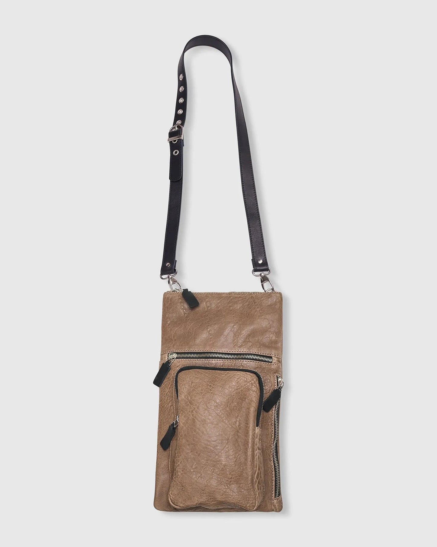 Flat Stash Pouch Bag, Wood