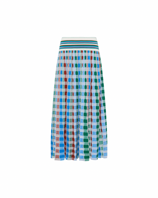 DELICATE SKIRT IN WAVY KNIT
