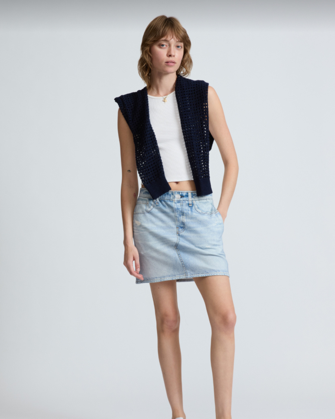 MIRAMAR TERRY MINI SKIRT
