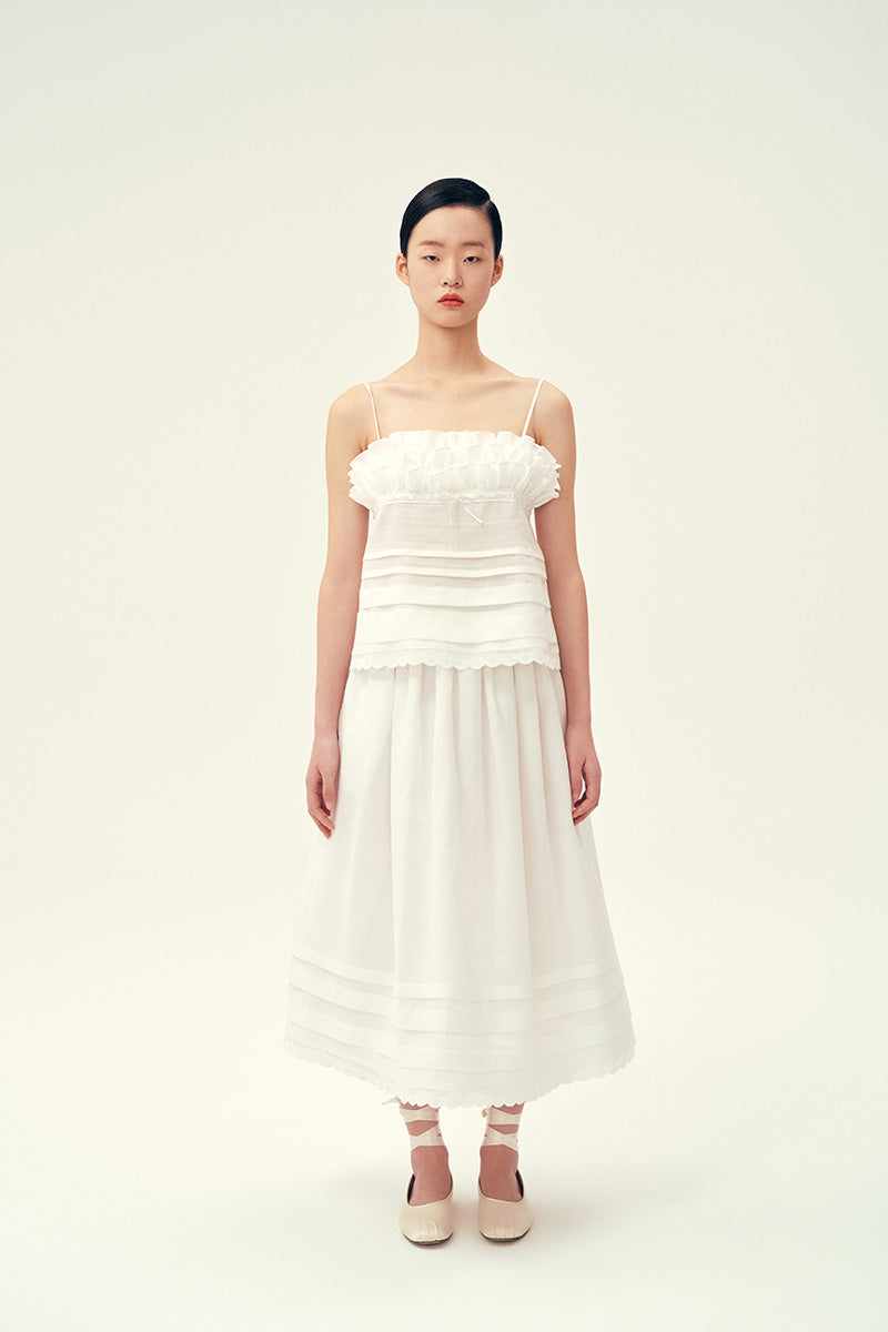 SKIRT IN IVORY