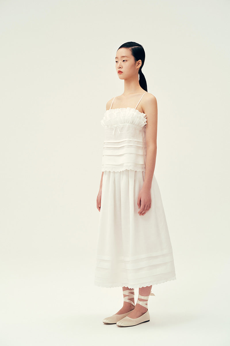 SKIRT IN IVORY