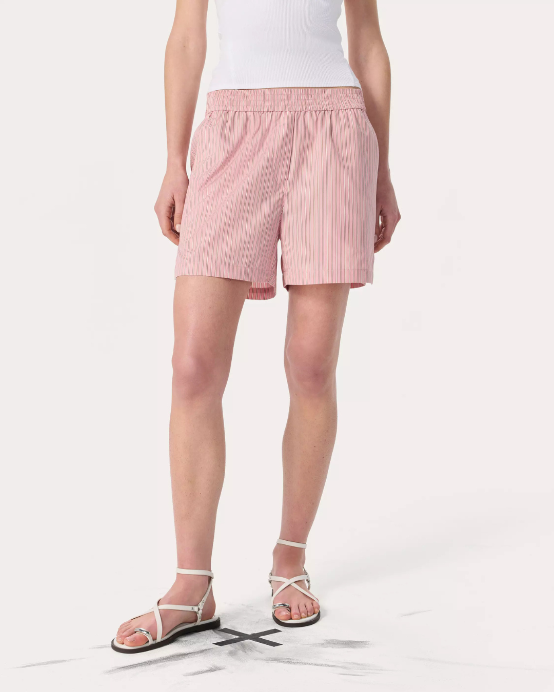 EMMA STRIPE POPLIN SHORT