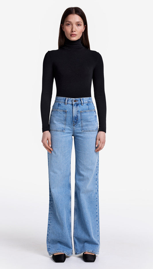 Dove High Rise Wide Leg Jean