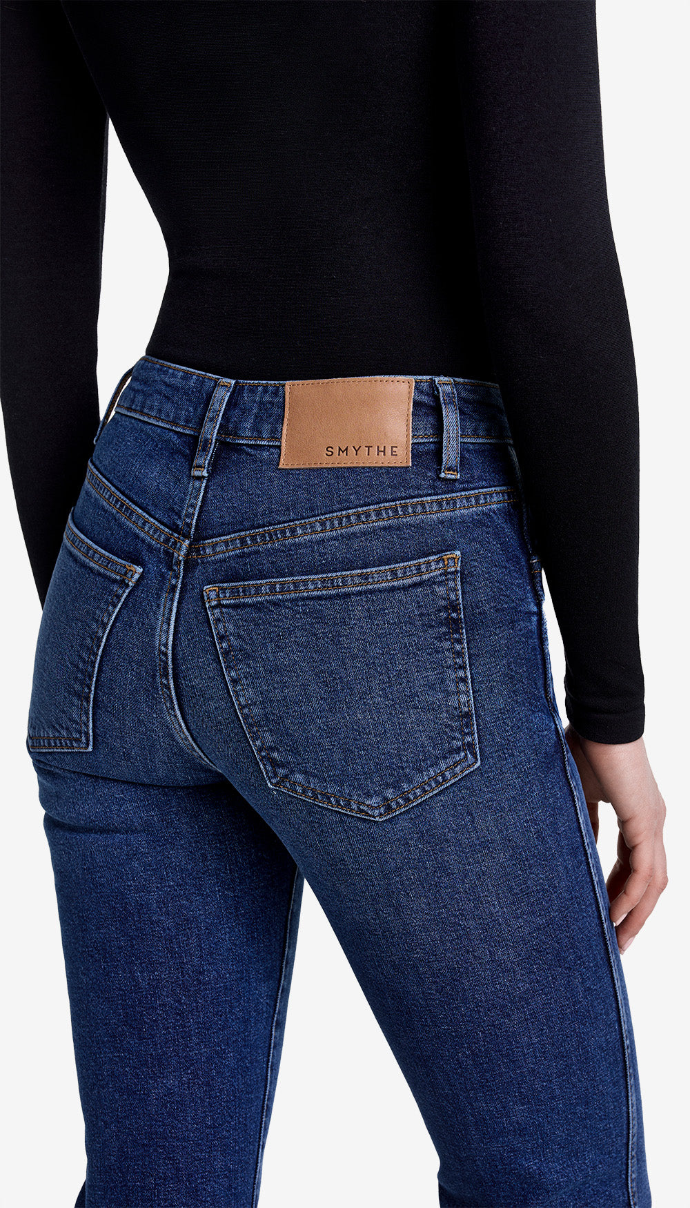 Wren Stretch Mid Rise Crop Straight Jean