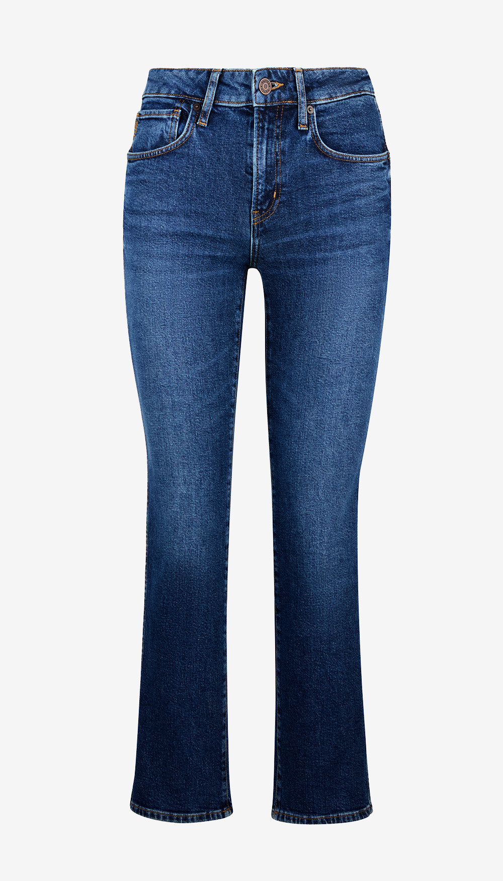 Wren Stretch Mid Rise Crop Straight Jean